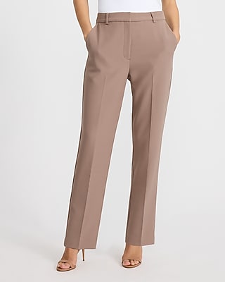 Editor Super High Waisted Straight Ankle Pant Studio Stretch Twill