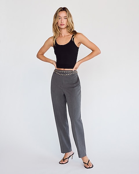 Editor Super High Waisted Straight Ankle Pant | Express Editor Super High Waisted Straight Ankle Pant | Express