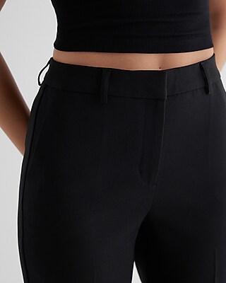 Editor High Waisted Twill Straight Ankle Pant | Express