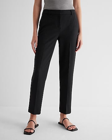 ladies dress pants Women's Textured Gray Suit Ross Collection Women's Ankle Pants - Express