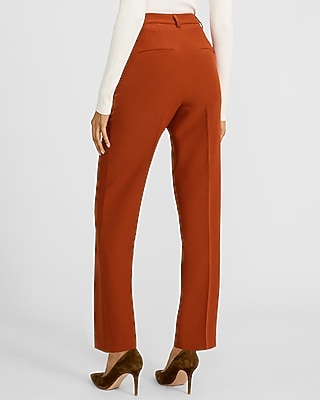 Editor Signature Stretch Super High Waisted Straight Ankle Pant