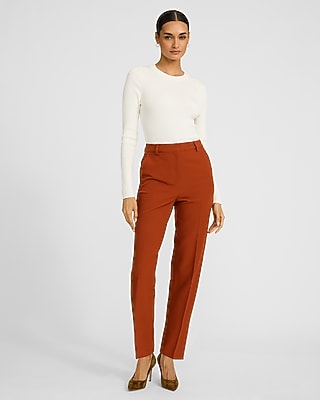 Editor Signature Stretch Super High Waisted Straight Ankle Pant