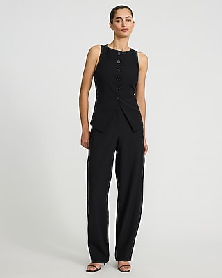 Studio Stretch Twill Mid Rise Barrel Pant