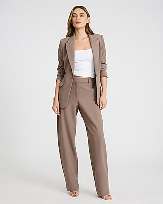 Studio Stretch Twill Mid Rise Barrel Pant