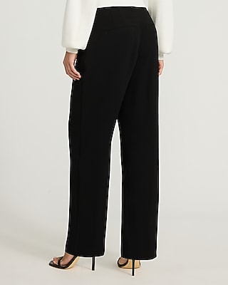 Signature Crepe High Waisted Relaxed Tapered Ankle Pant