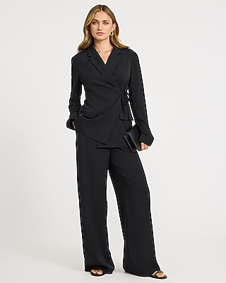 High Waisted Drawstring Pull On Pant