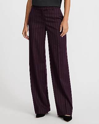 Editor Mid Rise Pinstripe Trouser