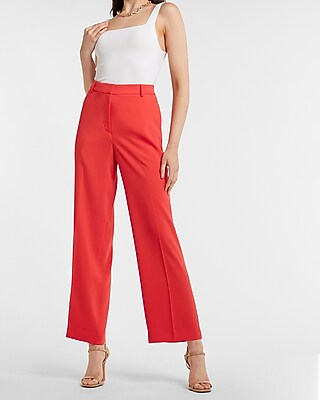 red trousers high waisted,Latest trends