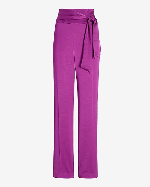 HMGYH satina high waisted leggings for women Solid Zip Up Wide Leg Pants  (Color : Violet Purple, Size : 3XL) : Buy Online at Best Price in KSA -  Souq is now : Fashion