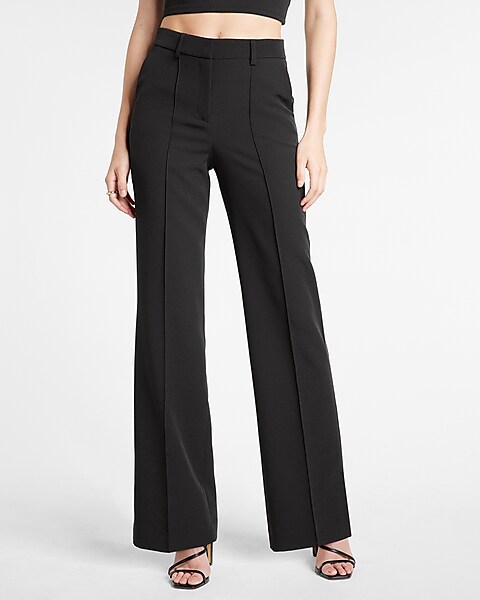 Pintucked trousers-smooth