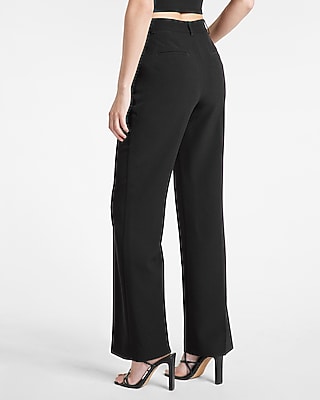 High Waisted Pintuck Trouser Pant