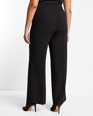 Super High Waisted Novelty Button Trouser Pant | Express