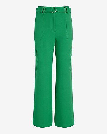 Classic Wide-Leg Pants Green  Womens Ardene BEST SELLERS