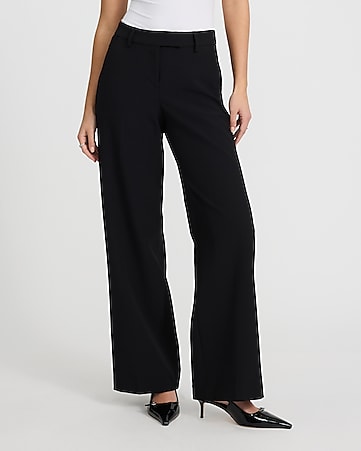Women's Black Wide Leg Pants & Trousers - Express Women's Black Wide Leg Pants & Trousers - Express