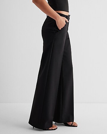 Shop Plus Size Tall Editorial Full Length Work Pant in Black