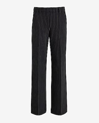 Editor Mid Rise Pinstripe Trouser Pant