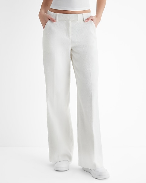 Mid Rise Relaxed Trouser Pant | Express