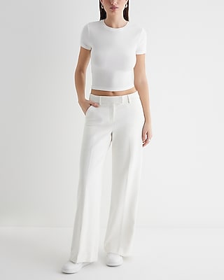 MR SLOUCHY TROUSER 9212519:TRUE WHITE:6 REG