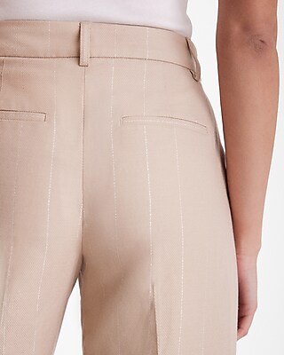 Editor Mid Rise Metallic Stripe Trouser Pant - image 3