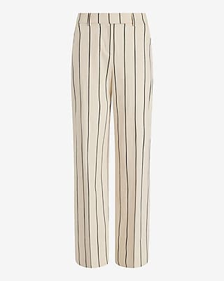 Editor Mid Rise Striped Trouser Pant