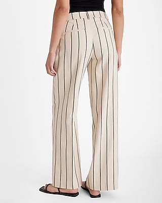 Editor Mid Rise Striped Trouser Pant