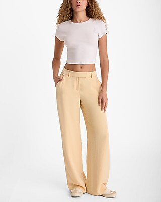 Editor Mid Rise Satin Trouser Pant - image 3
