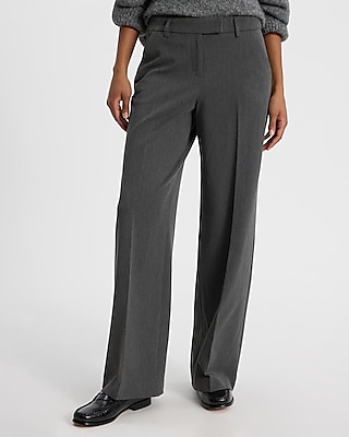 Editor Plaid Mid Rise Bootcut Pant