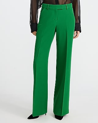Editor Signature Stretch Mid Rise Trouser Pant | Express display picture 1