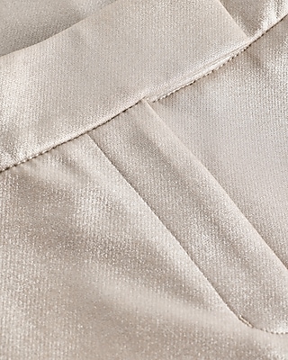 Editor Metallic Mid Rise Trouser Pant