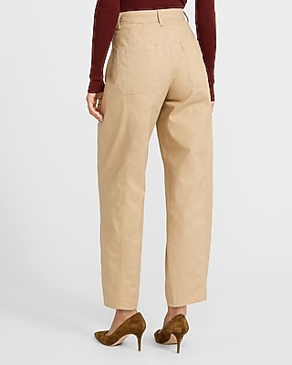 Mid Rise Cotton-Linen Barrel Pant - image 3