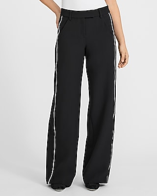 Editor Studio Stretch Twill Mid Rise Side Striped Trouser Pant - image 2