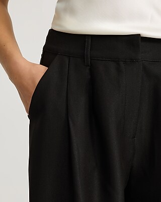 High Waisted Pleated Tapered Pant - image 2