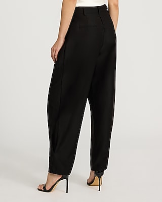 High Waisted Pleated Tapered Pant - image 3