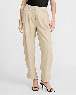 sachin and babi light blue dress BOSS - Relaxed-fit trousers in crease-resistant crepe main image 1