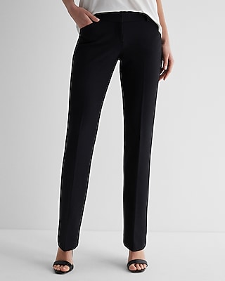 Curvy Mid Rise Seamed Ponte Bootcut Pant