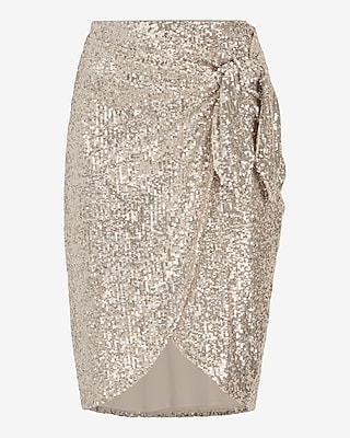 express gold skirt