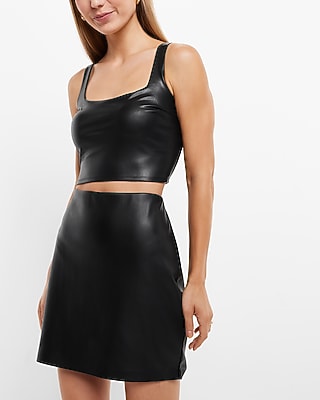 LEATHER MINI 9310352:PITCH BLACK:XXS PETITE