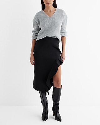 Express hotsell draped skirt