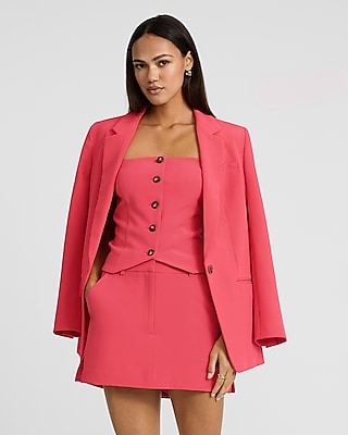 Super High Waisted Tailored Mini Skort