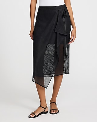 Super High Waisted Wrap Front Mini Skort | Express
