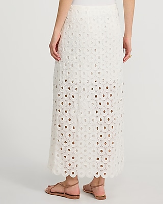 Crochet High Waisted Maxi Skirt