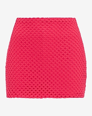 Editor Crochet Super High Waisted Mini Skort