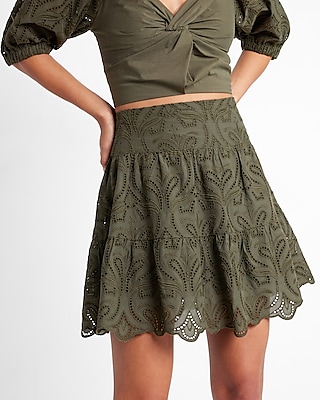 express brown skirt