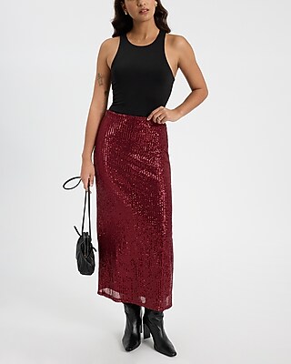 express sequin midi dress Bridal Ivory Sequin Embellished Midi Dress