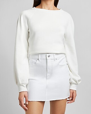 high waisted jean skirt express