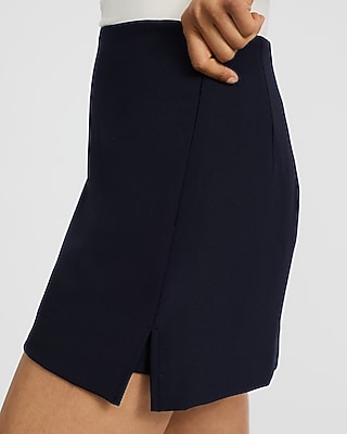Editor Super High Waisted Mini Skort Studio Stretch Twill