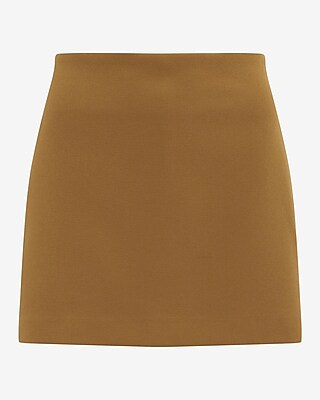 Editor Studio Stretch Twill Super High Waisted Mini Skort