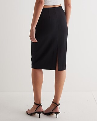 Columnist High Waisted Midi Pencil Skirt