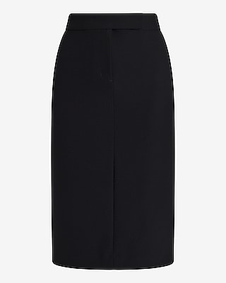 Editor High Waisted Midi Pencil Skirt