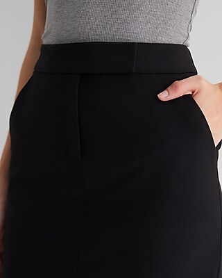 Editor High Waisted Midi Pencil Skirt